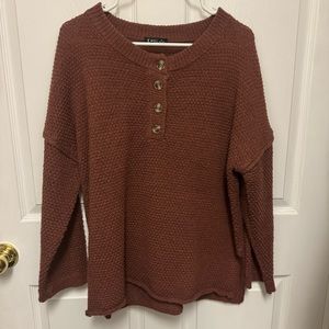 Waffle Knit Top